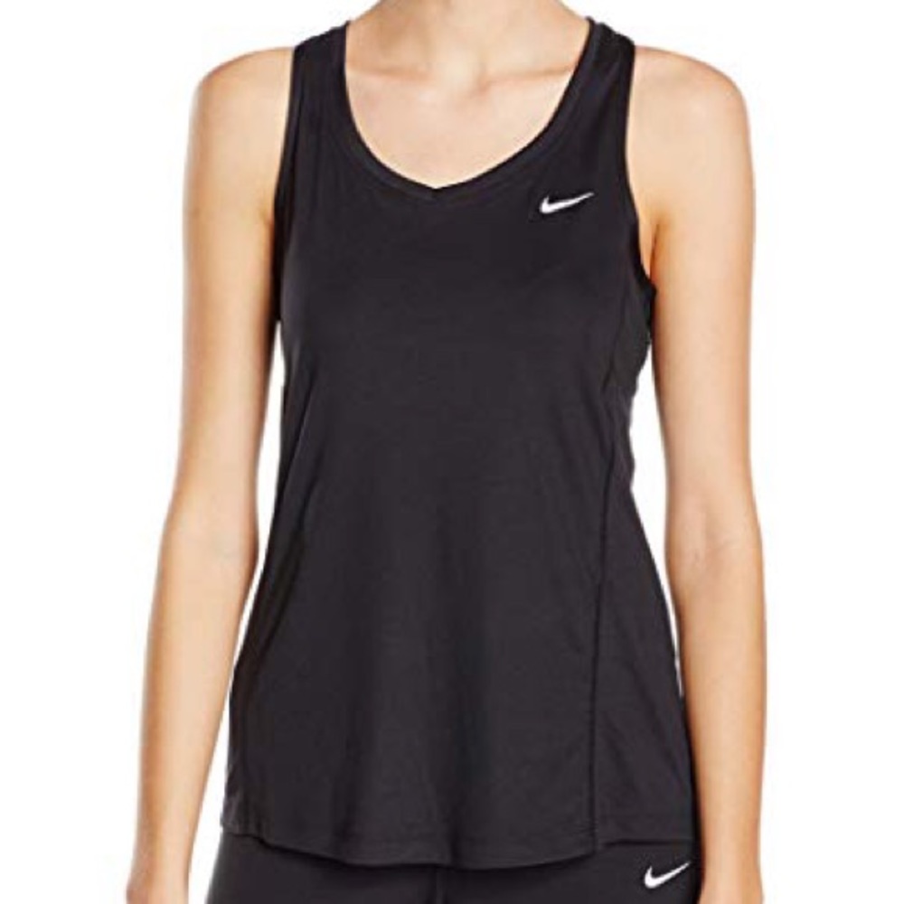nike black workout tank top